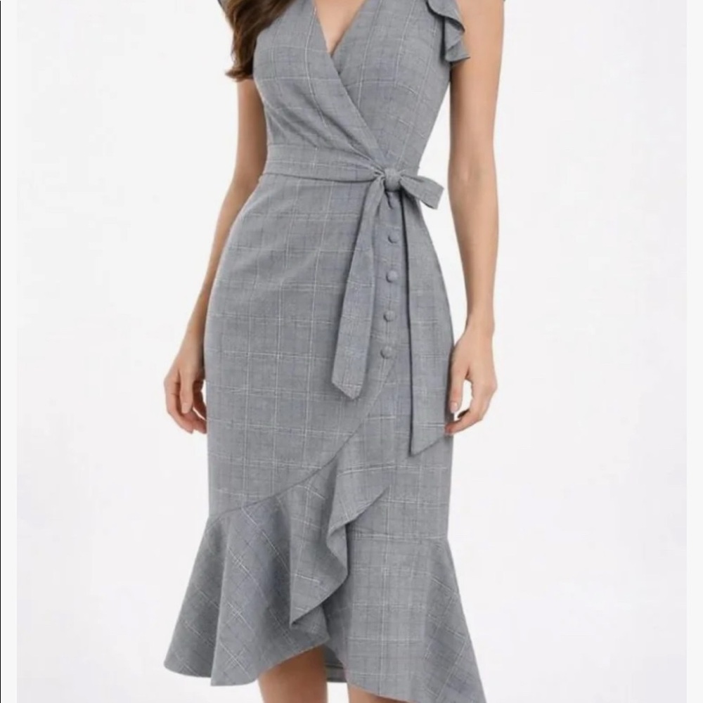 NWT Antonio Melani Priya Glen Plaid Dress